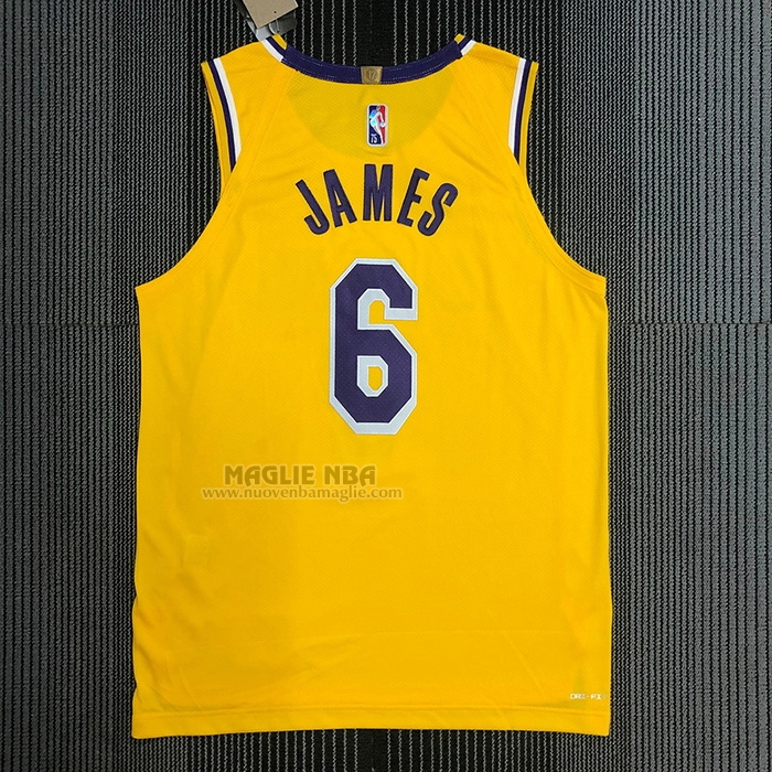 Maglia
 LeBron James NO 6 Los Angeles Lakers Icon Autentico
 Giallo
